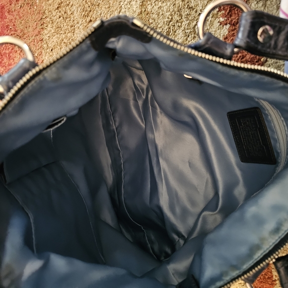 🔥🔥NWOT COACH POPPY 19002 GLAM GLAZED LEATHER TOTE🔥🔥 - Picture 4 of 7